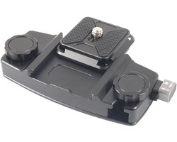 Camera Rugzak Clip - Snelle Bevestiging Adapter - Fotografie Onderweg - Aluminium Constructie - 90x334x143 mm