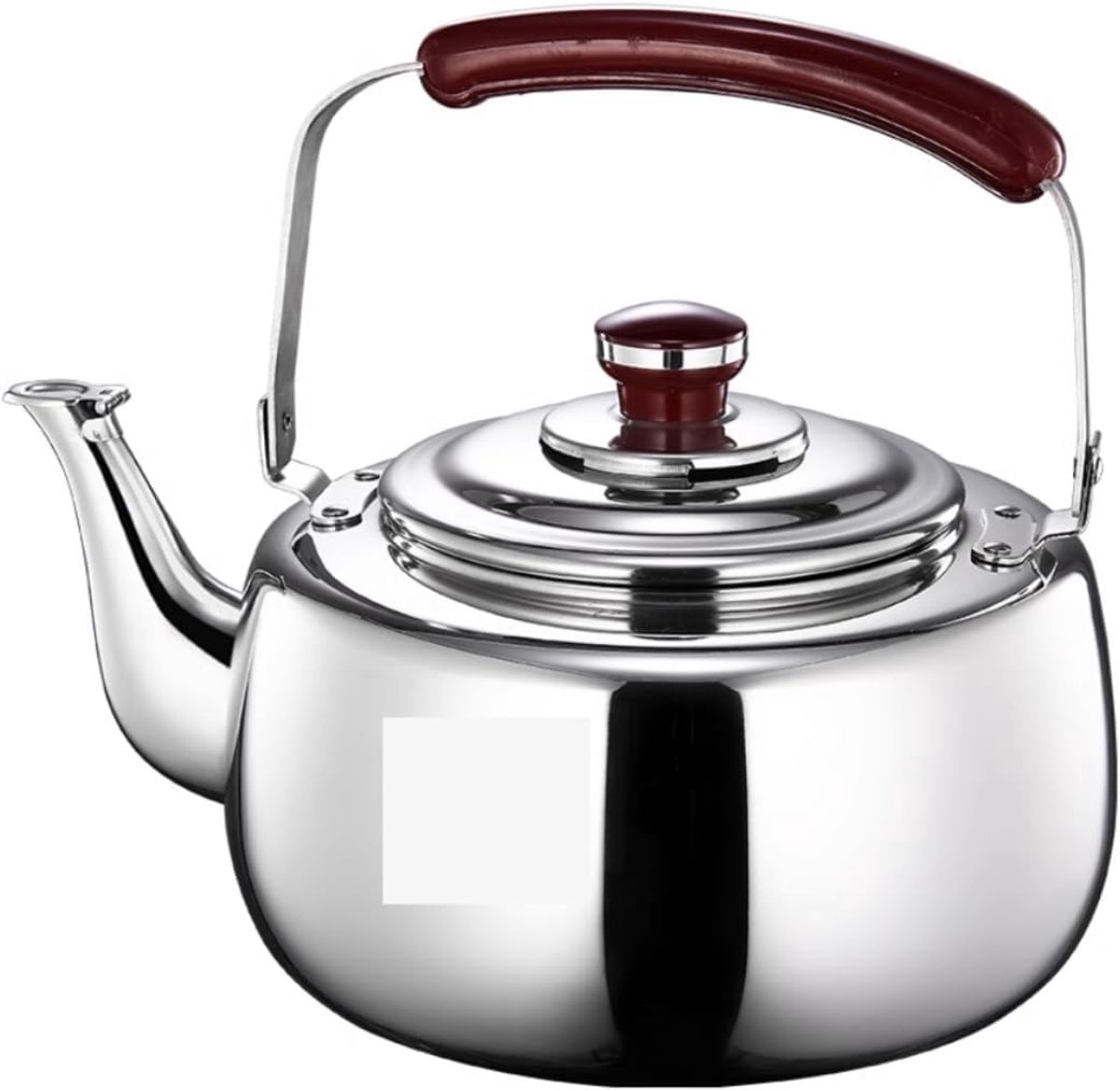 Fluitende Theeketel - Waterkoker RVS - Water Koken - Luid Fluitje - 6L Inhoud