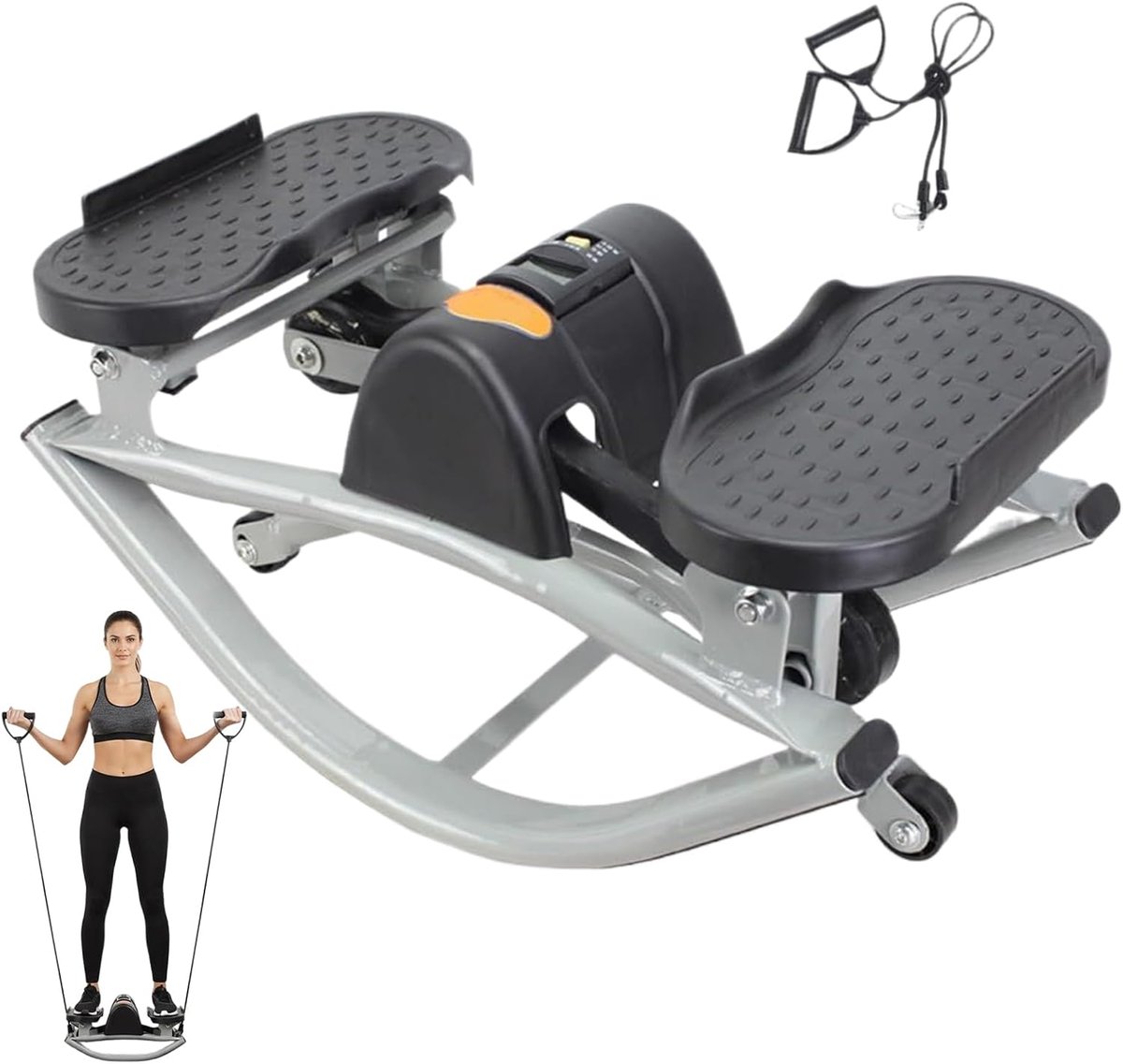 Mini Stepper - Compacte Trainer - Thuis Fitness - Zijwaartse Schommelbeweging - 50 x 25 x 25 cm - Niet gespecificeerd