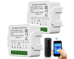 Rolluikschakelaar Module - Smart Home Besturing - Automatisch Gordijnen - App Bediening Zonder Hub