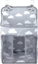 Luier Organizer - Baby Organizer - Babyartikelen Opbergen - Stabiele Anti-Slip - 25 cm breed - Grijs