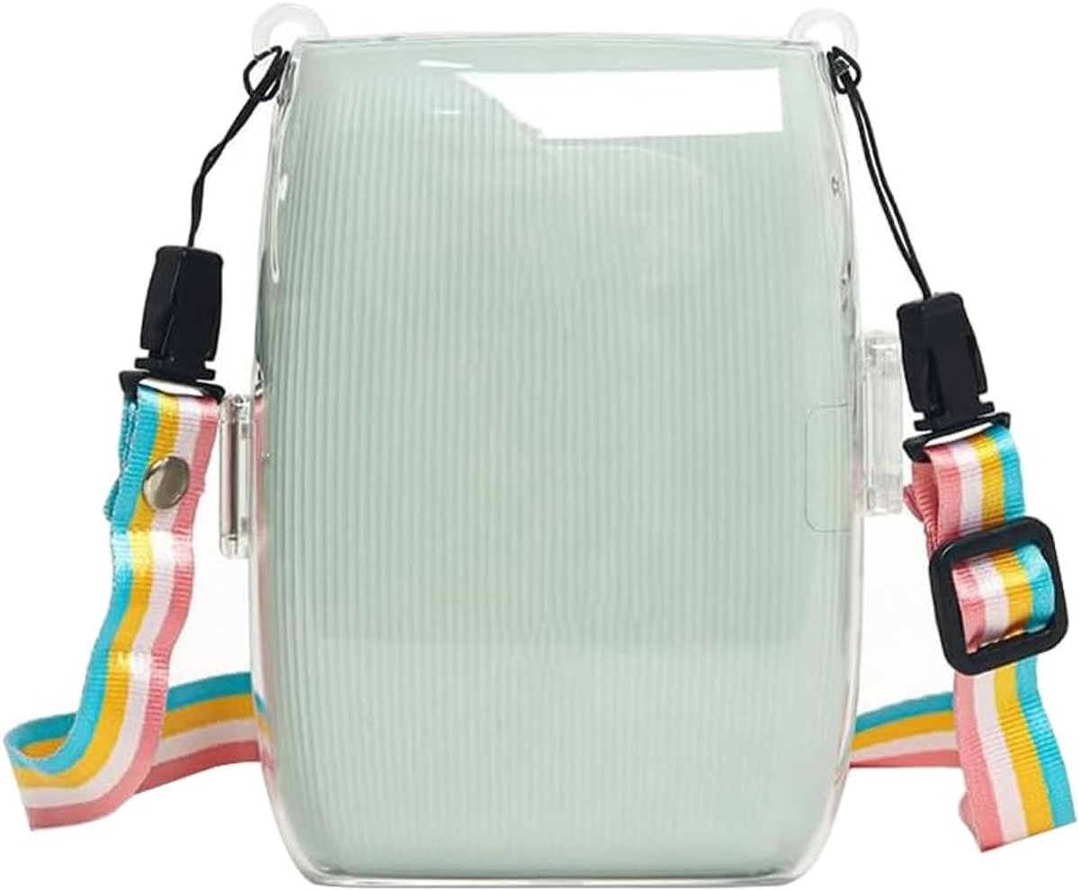 Transparante Printerhoes - Beschermhoes met Riem - Foto Printer Beschermen - Kristalhelder Hard Plastic - 9 x 12 cm - Transparant