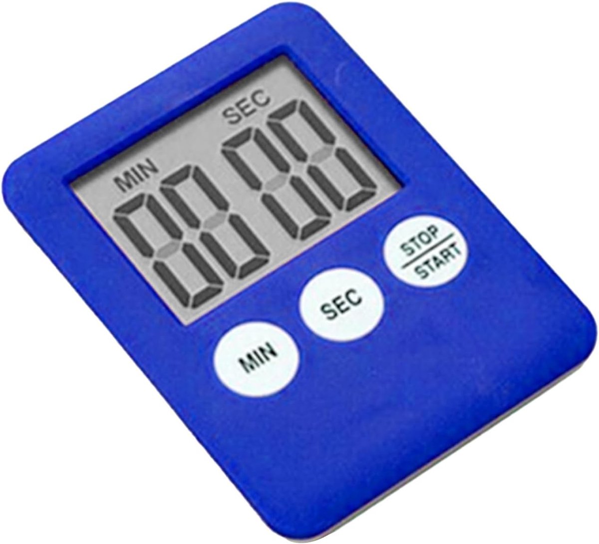 Kookwekker Klok - Digitale Timer - Keuken Bakken - Magnetisch Bevestigen - 7x5.5x1 cm