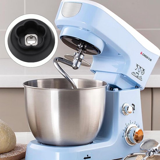Mixer Koppelingsgeleiding - Transmissie Onderdeel - Keukenrobot Reparatie - Roestvrij Staal en Kunststof - 5.1 x 5.1 x 3.5 cm — afbeelding 4