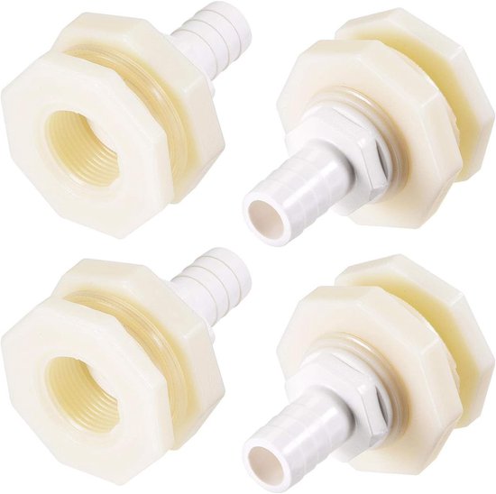 Allecto - Bulkhead Fitting Adapter - Water Tank Connector - Aquariums ...