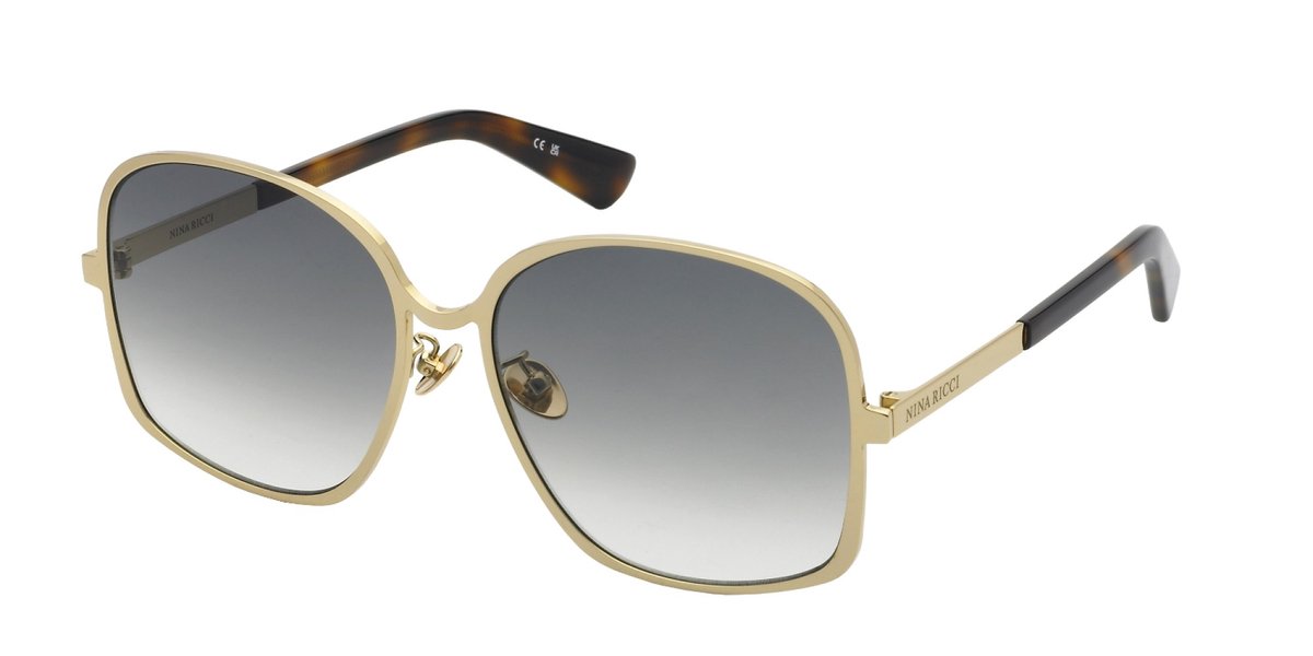 Nina Ricci SNR400 Oro rose' lucido 60/16/145 WOMAN Zonnebrillen