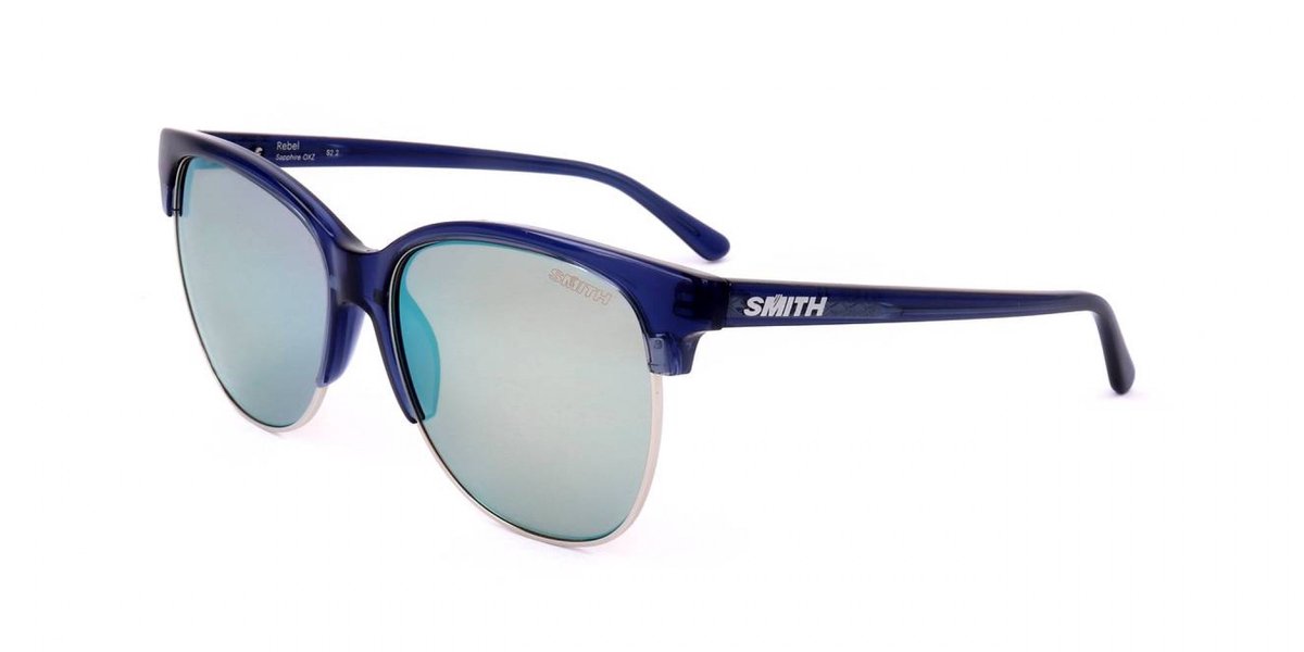 Smith REBEL Blue crystal 58/15/140 MAN Zonnebrillen