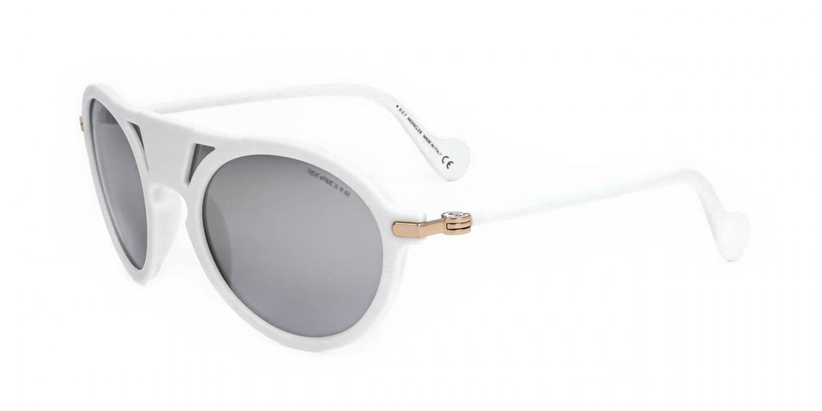 Moncler ML0053 White 0/0/135 UNISEX Zonnebrillen