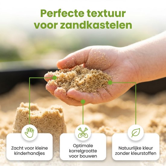 Gardenlux - Speelzand - Zandbakzand voor Kinderen - Gecertificeerd - 4 x 20 kg