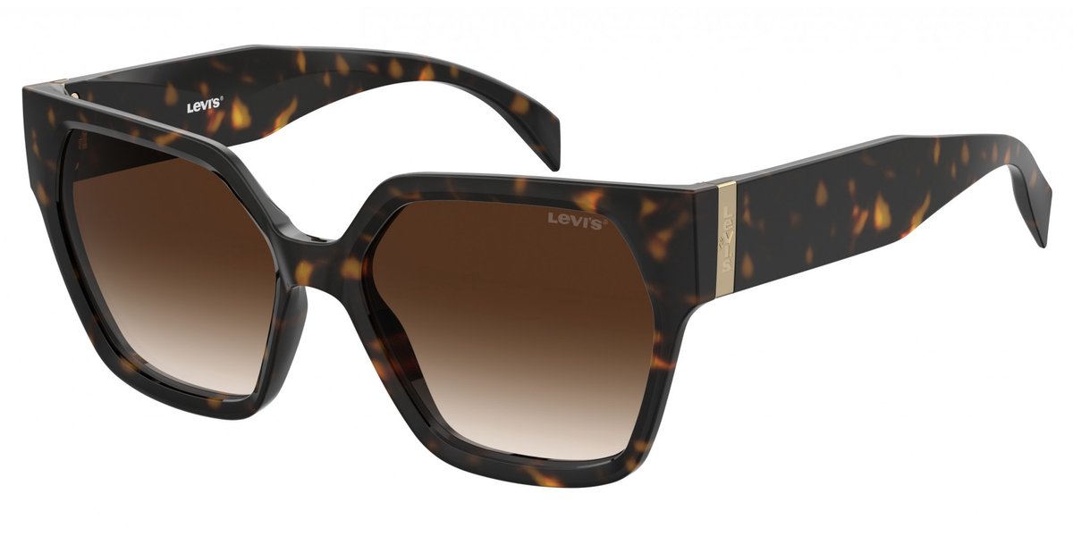Levi's LV 1077/S Havana 57/17/145 WOMAN Zonnebrillen