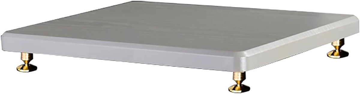 Luidspreker standaard - Houten surround - Home audio - Hoek plaatsing - 23x30cm dienblad - Zwart wit