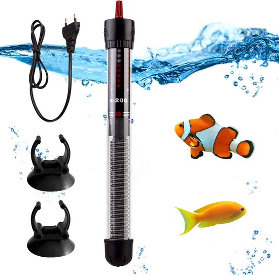 Aquarium Verwarming - Aquarium Heater - Vissen Welzijn - Instelbare Thermostaat - 300 Watt