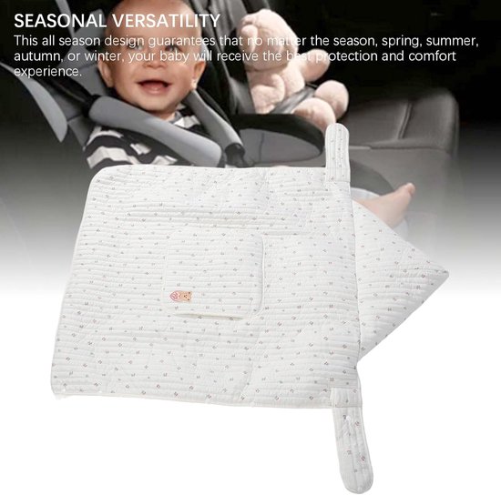 Draagzak Hoodie - Baby Jas Cover - Buiten Bescherming - Winddicht Zacht - 70x100 cm — afbeelding 4