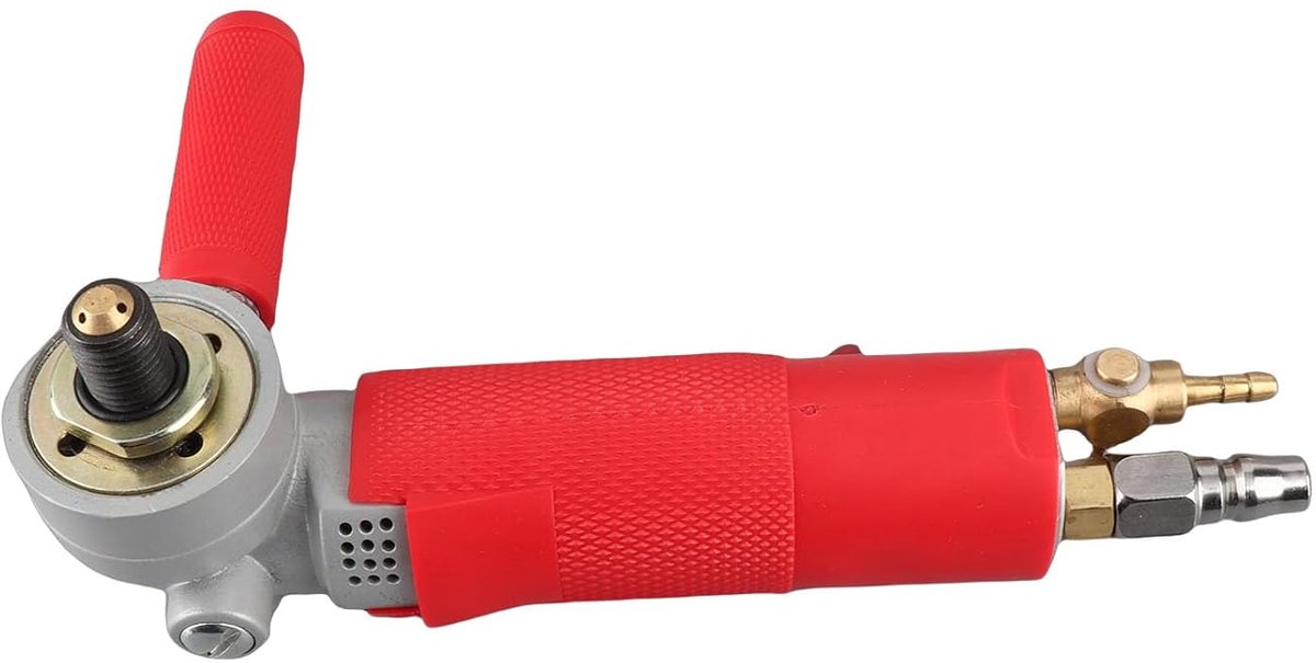 Pneumatische Watermolen - Polijstmachine Schuurmachine - Steen Keramiek Polijsten - Geïntegreerde Waternevel - 4 Inch Schijf - Rood