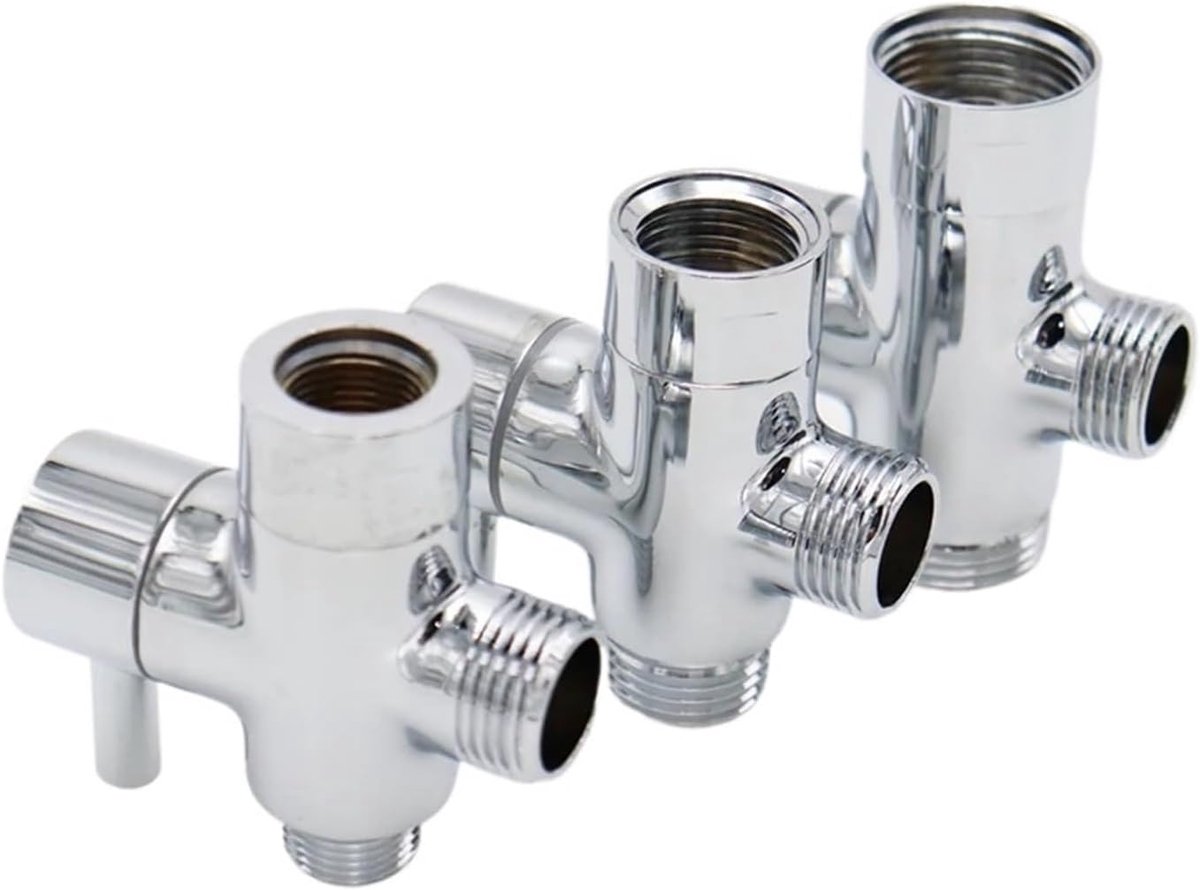 Omschakelklep Douchekraan - Waterverdeler Adapter - Water Aansturen - Keramische Ventielke