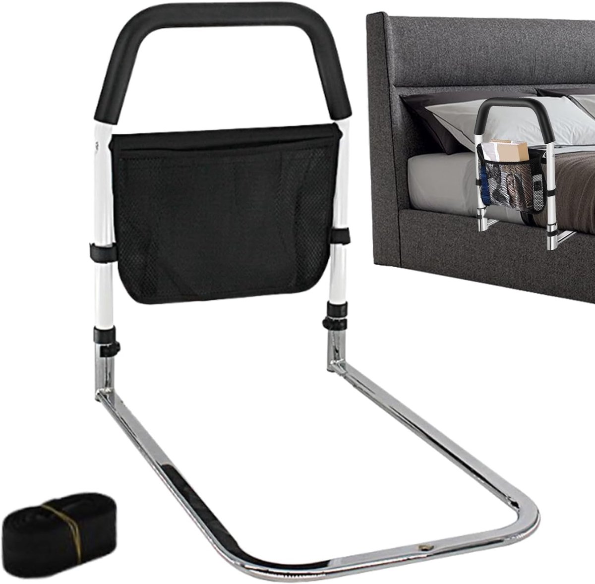 Bedbeugel - Veiligheidshandgreep - Mobiliteitshulp - Antislip en opvouwbaar - 50CM Hoogte