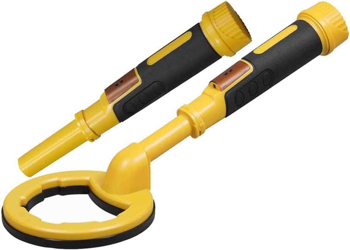 Onderwater Metaaldetector - Schatzoeker Duik - Onderwater Vinden - 2-in-1 Functie - 29 x 23 x 8 cm - Geel-zwart