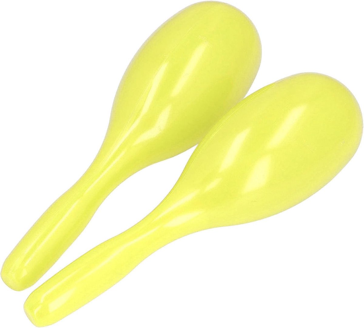 Muziek Maracas - Ritmische Percussie - Live Optredens - Set van Twee - 22x14x6cm - Geel