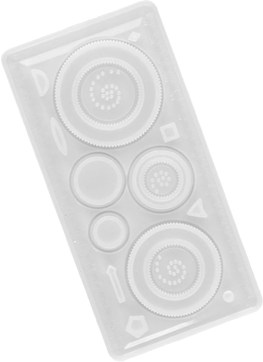 Siliconen Mal - Doe-het-zelf Vorm - Liniaal Maken - Flexibel Materiaal - 16.6 x 8.2 cm - Wit