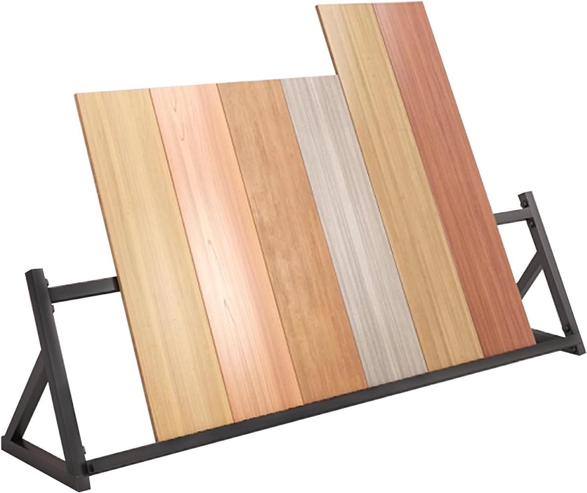 Tegel Displaystandaard - Sample Houder - Showroom Presentatie - Verdikt Metalen Frame - Zwart