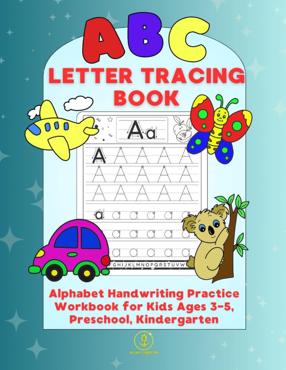 Schrijfoefeningen - Alfabet Leren - Kinderen Oefenen - 108 Pagina's - 21.59 x 27.94 cm
