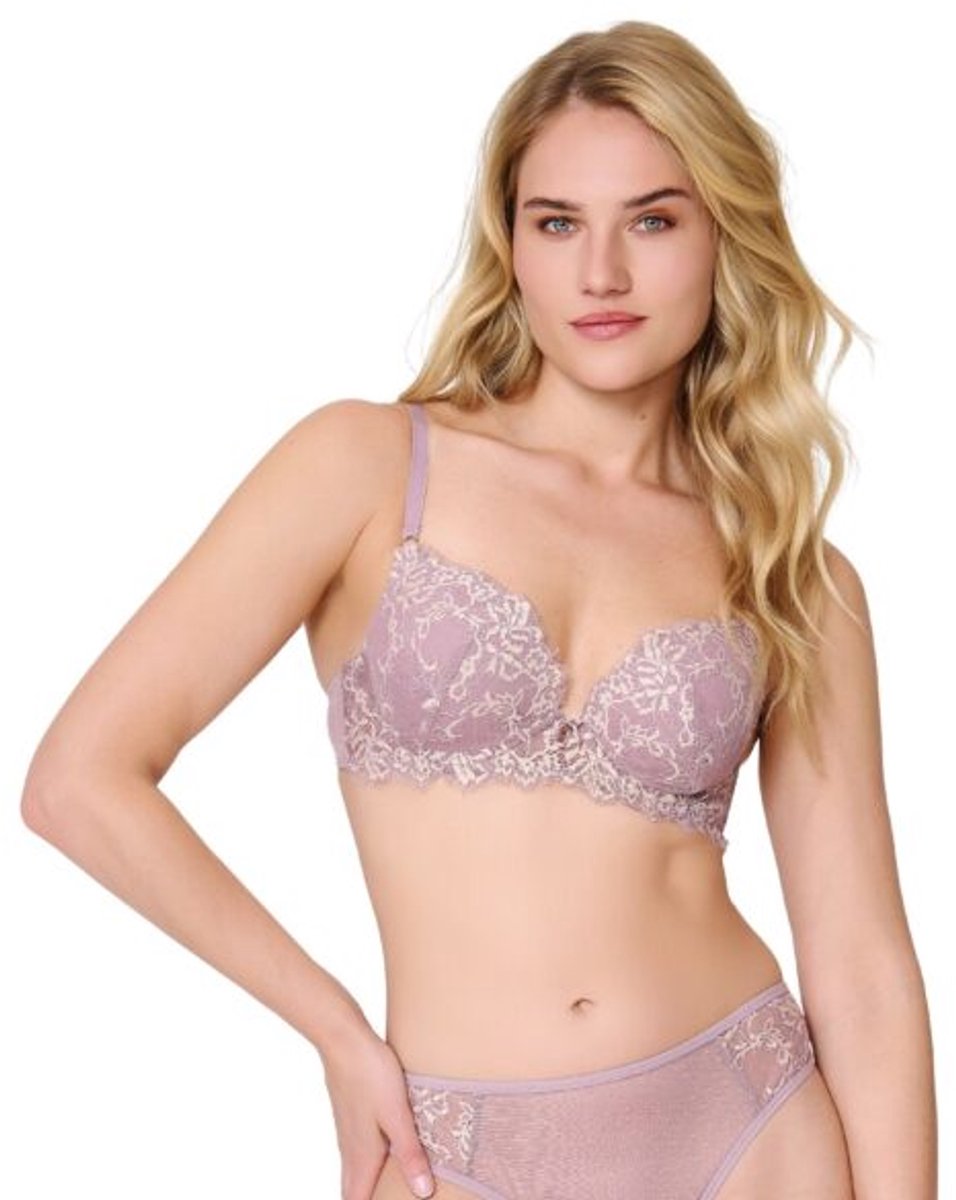 LingaDore Push-Up BH Taupe - Roze