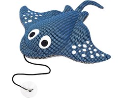 Bubbelbad Schuimverwijderaar - Olie Absorberende Spons - Waterkwaliteit Verbeteren - Herbruikbaar Wasbaar Ontwerp - 36 x 34 cm - Blauw