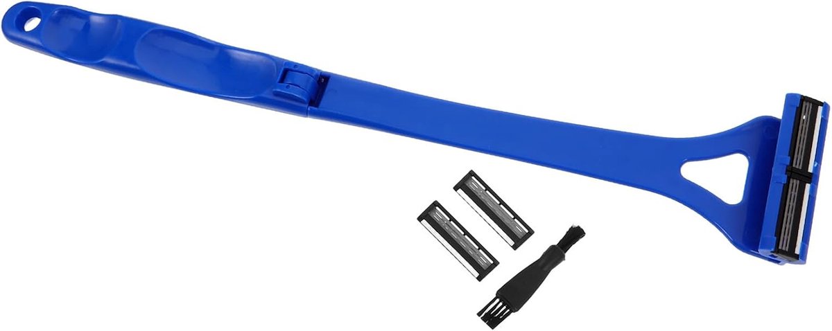 Back Shaver - Lichaamshaar trimmer - Efficiënt Scheren - Drievoudige Mesjes - 45 x 8.1 x 3 cm - Zwart
