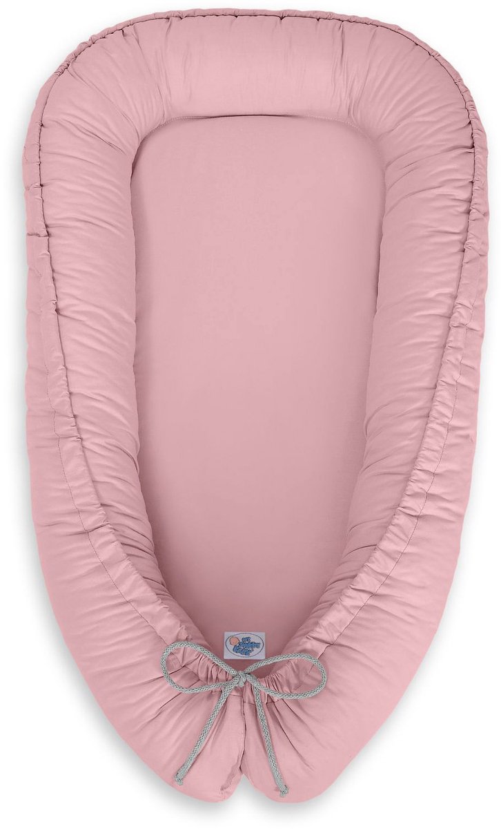 Babynest dubbelzijdig Premium Cocoon voor baby's MY SWEET BABY- pastelroze