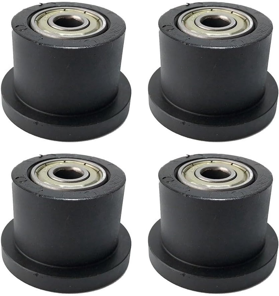 Roeitrainer Wielen - Zitting Rollen - Soepel Roeien - Stil & Duurzaam - 8mm Dia 27x41x41mm - Zwart