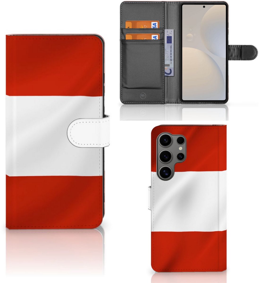 Book Case voor Samsung Galaxy S25 Ultra Bookstyle Case Oostenrijk