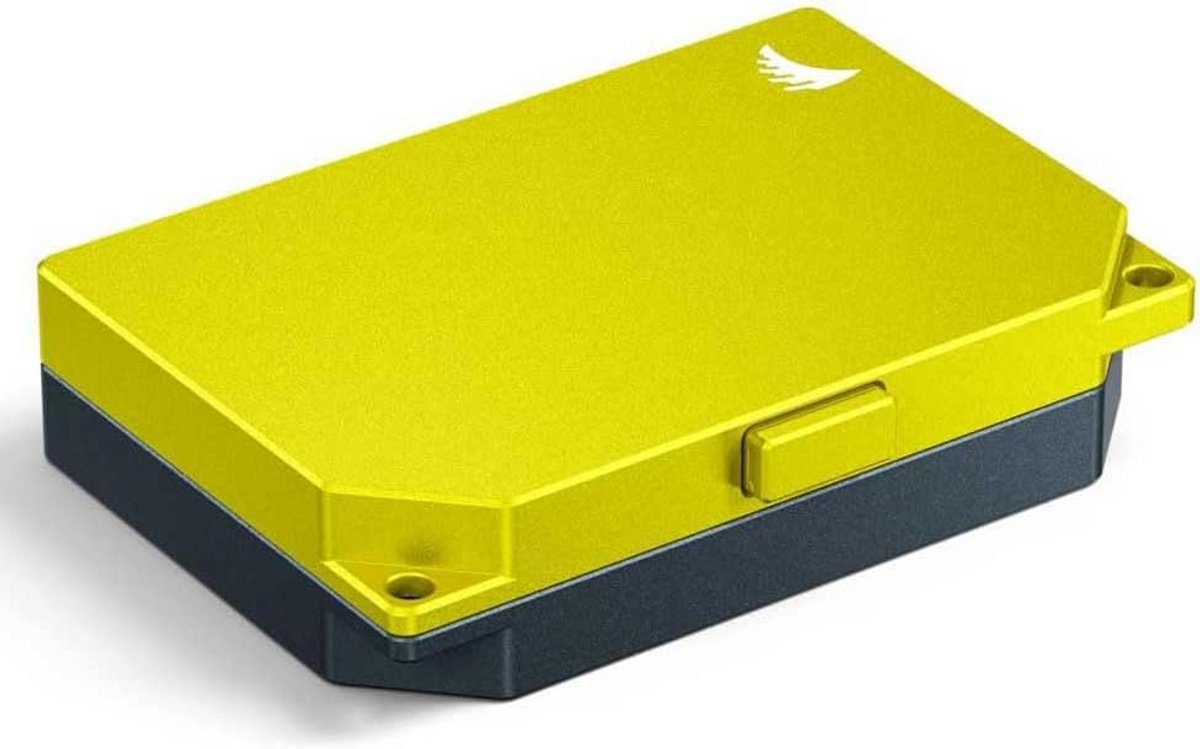 Cardholder voor CFexpress Type B Geheugenkaarten - Waterdicht, Aluminium, Modern, Geel
