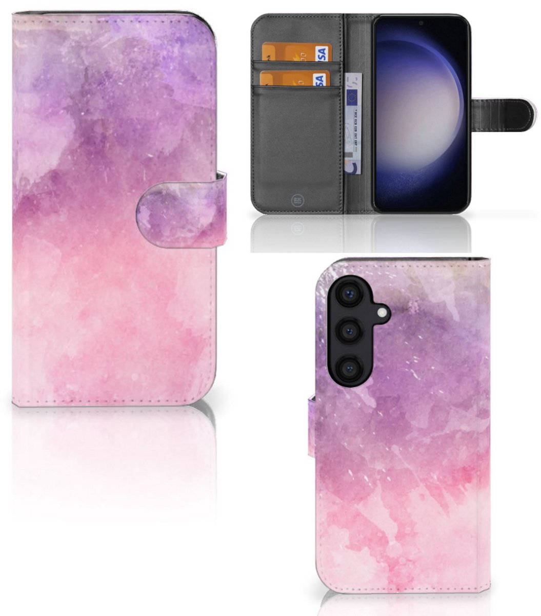 Hoesje Samsung Galaxy S24 Pink Purple Paint