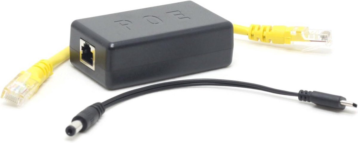 Actieve PoE Splitter Type-C 12V 2A - 2.5G Gigabit Ethernet