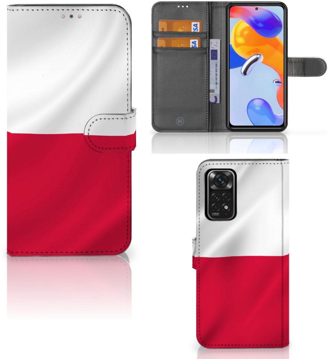 Xiaomi Redmi Note 11 Pro 5G/4G Bookstyle Case Polen
