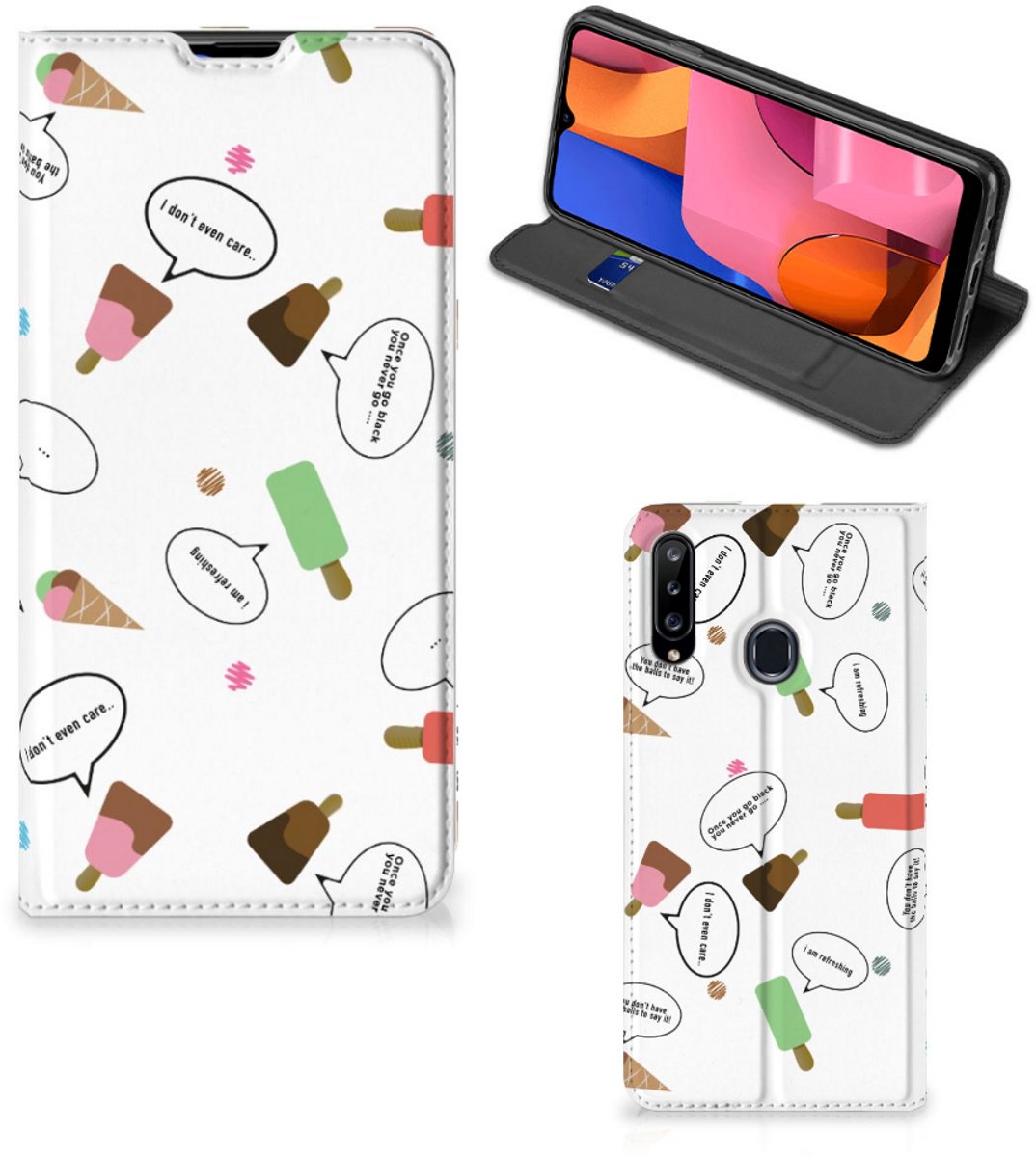 Samsung Galaxy A20s Flip Style Cover IJsjes