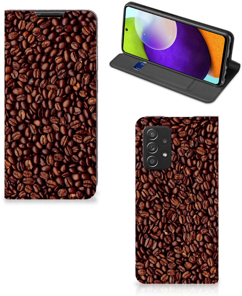 Samsung Galaxy A52 Flip Style Cover Koffiebonen