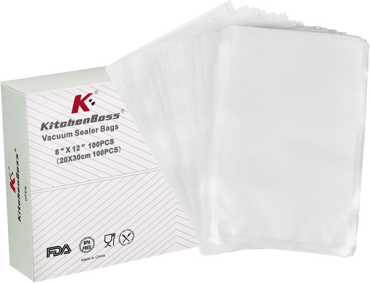 Vacuümzakken voor Voedsel 20x30 cm - 100 Stuks - BPA-vrij