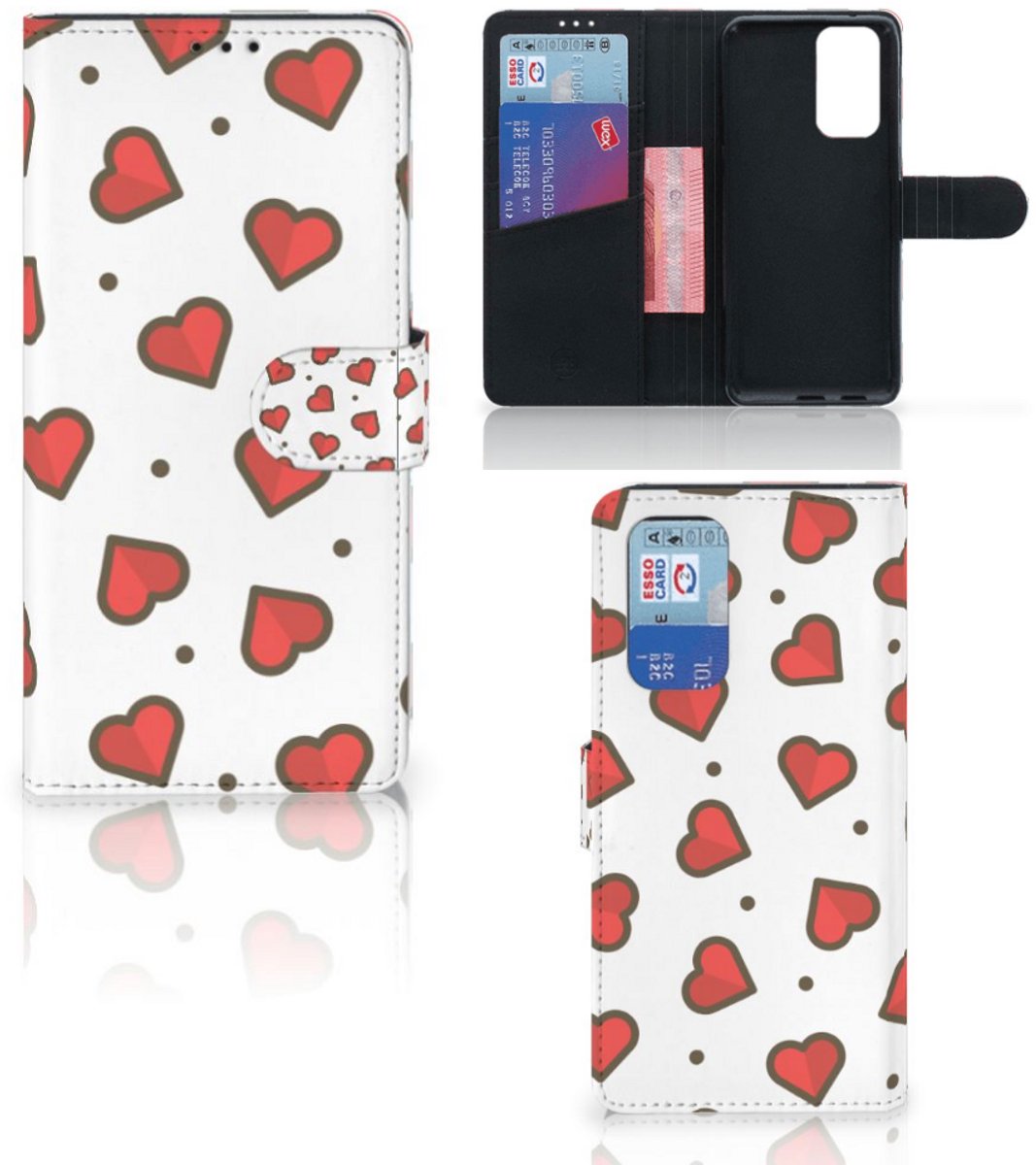 OnePlus 9 Pro Telefoon Hoesje Hearts
