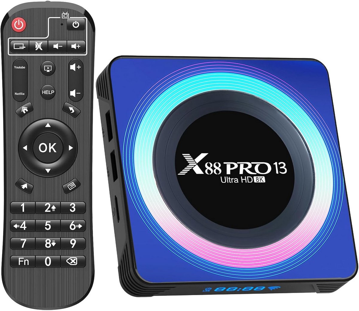 Android TV Box met 8K Support, 4GB RAM en 32GB Opslag – TV Box met Android 13.0