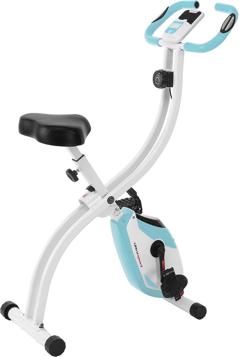 Hometrainer F-Bike 150 – Opvouwbare Fitnessfiets met Weerstandsniveaus en LCD-scherm
