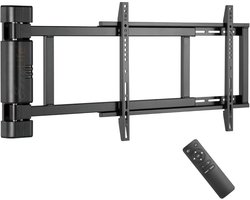 EasyLife TV wall mount electrically rotatable up to 170°, VESA wall mount up to 600 x 400 for LCD/OLED, TV, monitor, 32-75 inch smartboard and 50 kg max (ELWH-M1S - black)