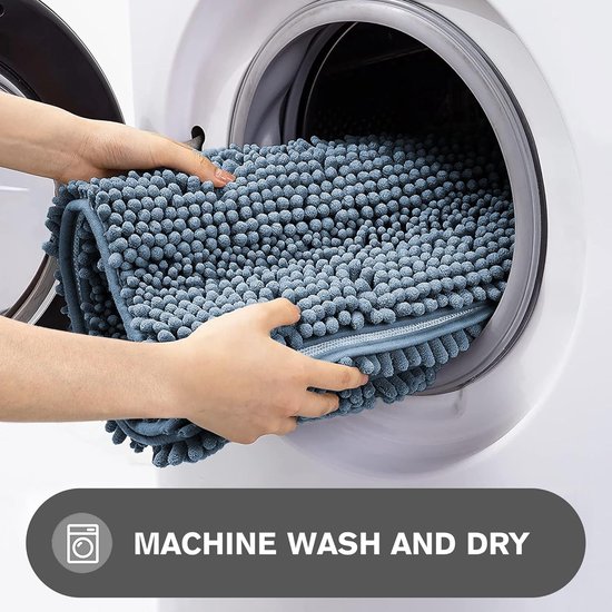 Extra grote en absorberende badmat voor badkamer - 24 x 72 cm, wasbaar en comfortabel