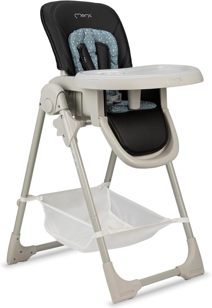 Inklapbare Kinderstoel met 5-Punts Veiligheidsgordel en Dienblad voor Baby's en Kinderen tot 15 kg