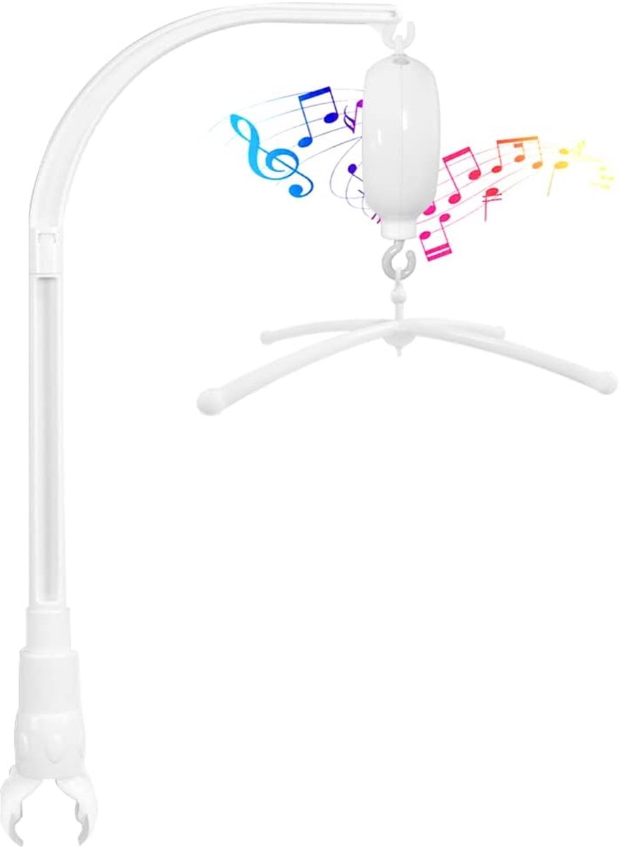 Muzikale Mobiele Houder 23 Inch voor Crib Bed Bell - Elektrische Muziekdoos - Kruishaak