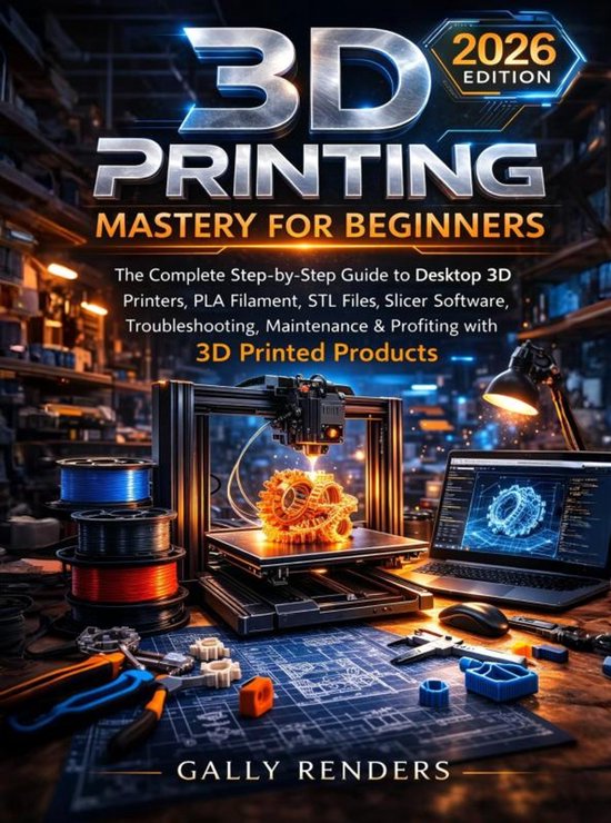 3D Printing Mastery For Beginners - cover
