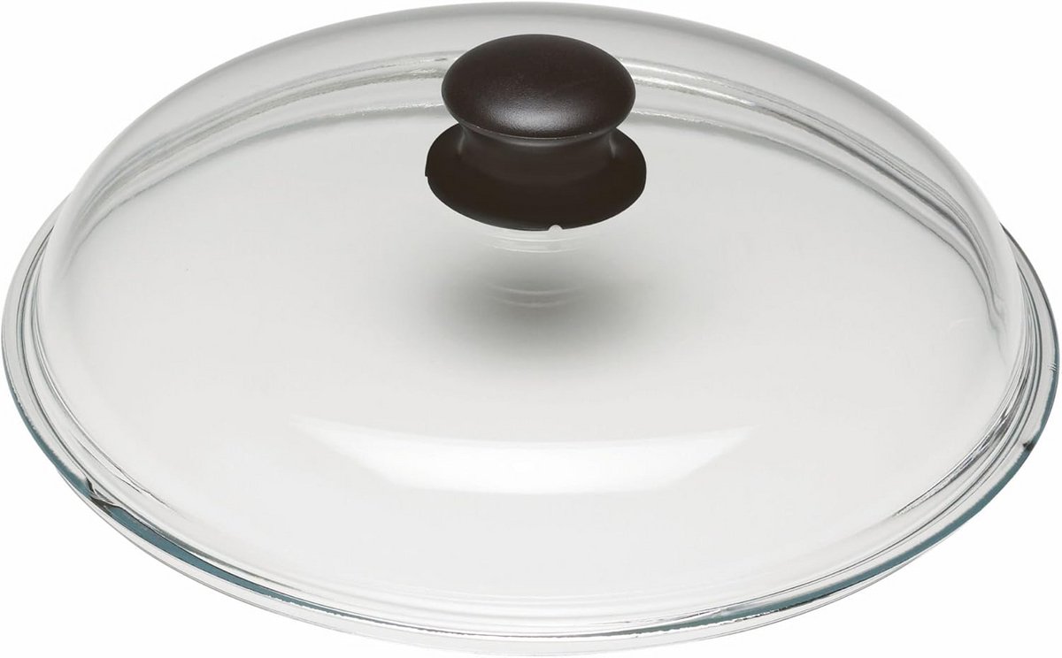 Transparante Glazen Deksel 24 cm - Ideaal voor Koken en Bakken