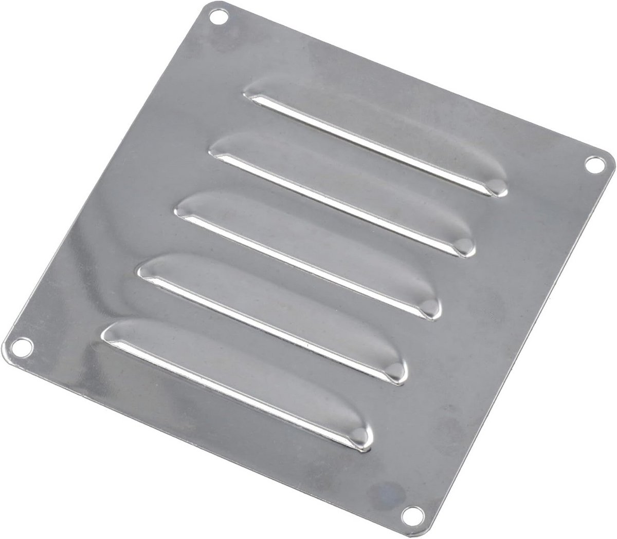Roestvrijstalen Louvre Ventilatierooster 120mm x 120mm