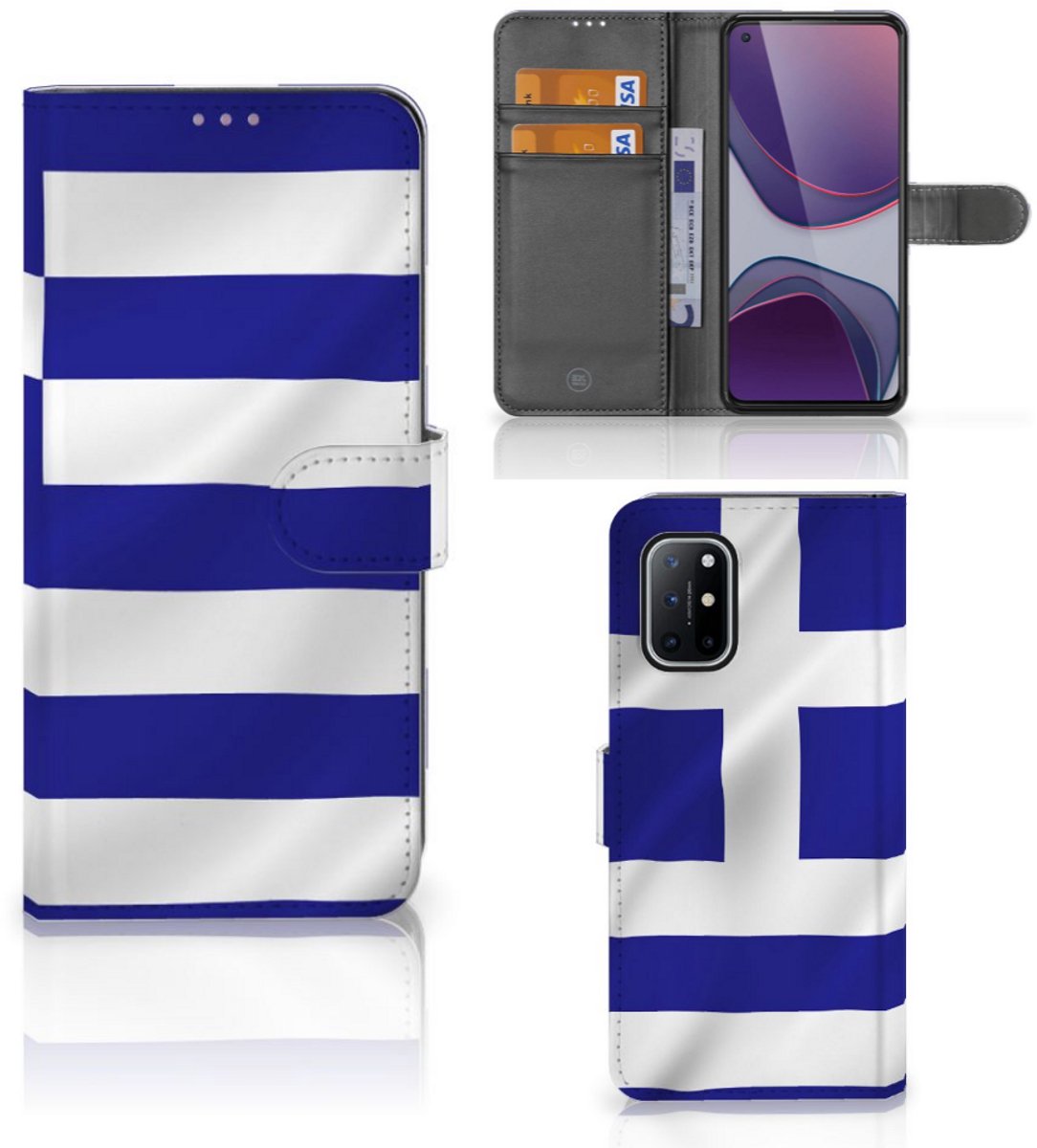 OnePlus 8T Bookstyle Case Griekenland