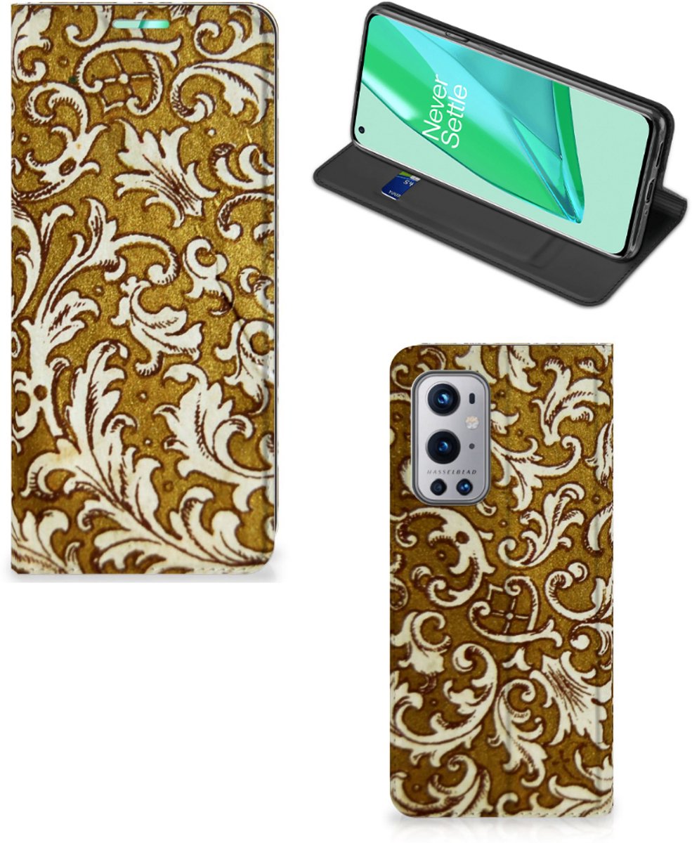 Telefoon Hoesje OnePlus 9 Pro Barok Goud